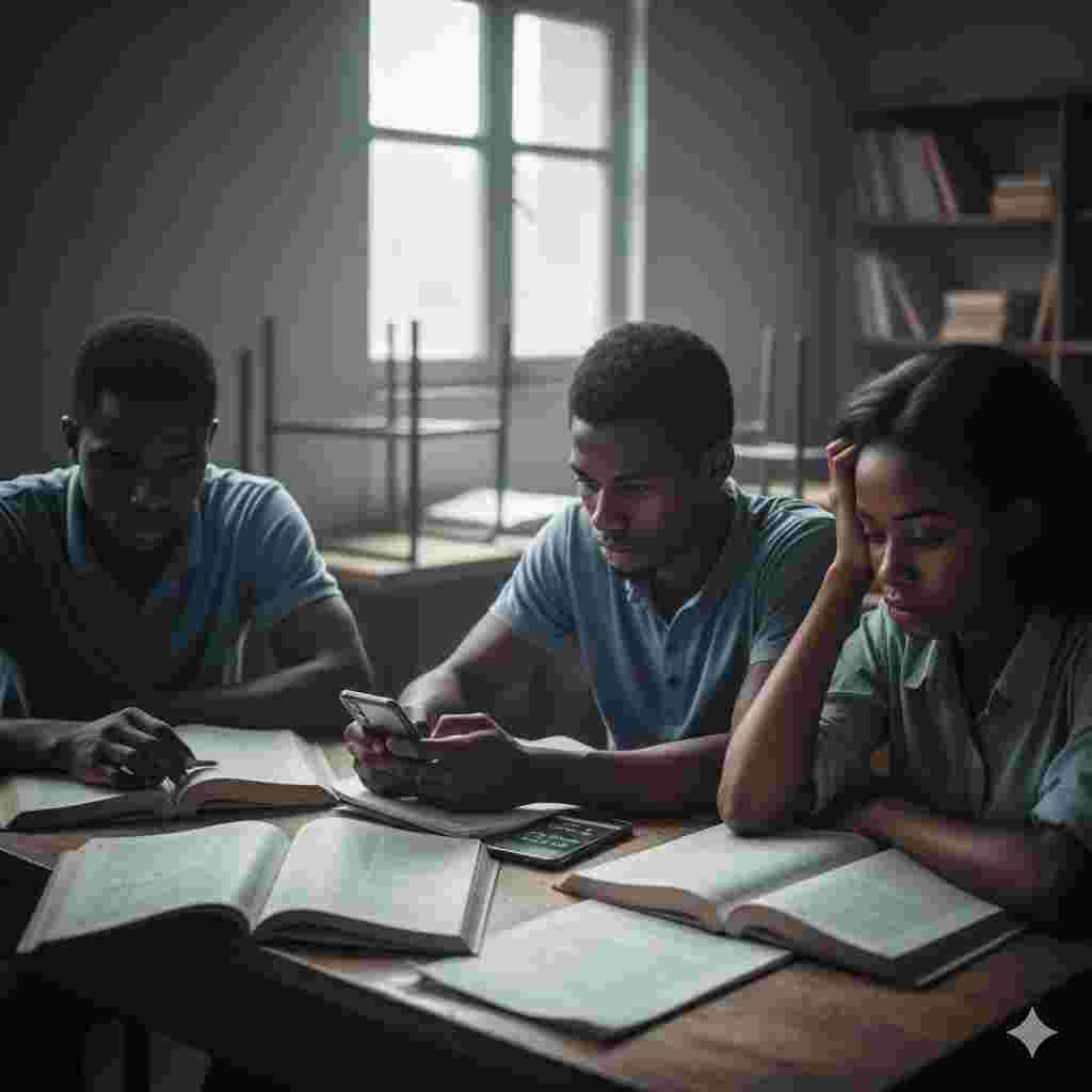 Jeunes ivoiriens étudiant